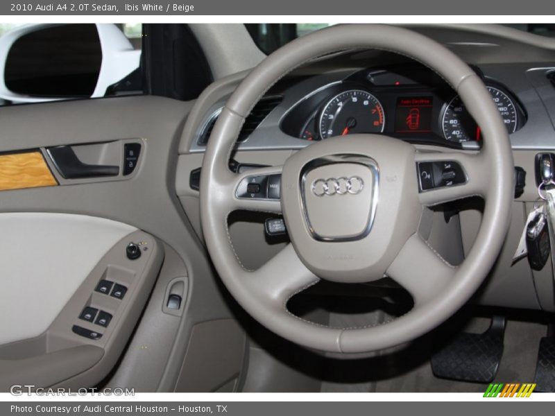 Ibis White / Beige 2010 Audi A4 2.0T Sedan