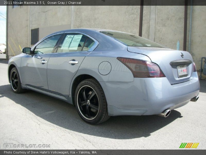 Ocean Gray / Charcoal 2011 Nissan Maxima 3.5 S