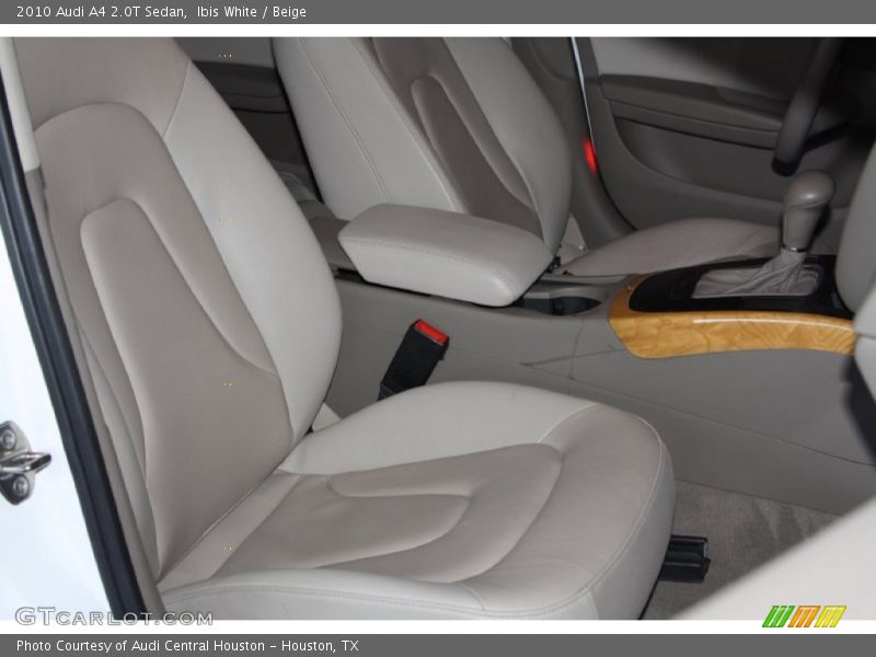 Ibis White / Beige 2010 Audi A4 2.0T Sedan