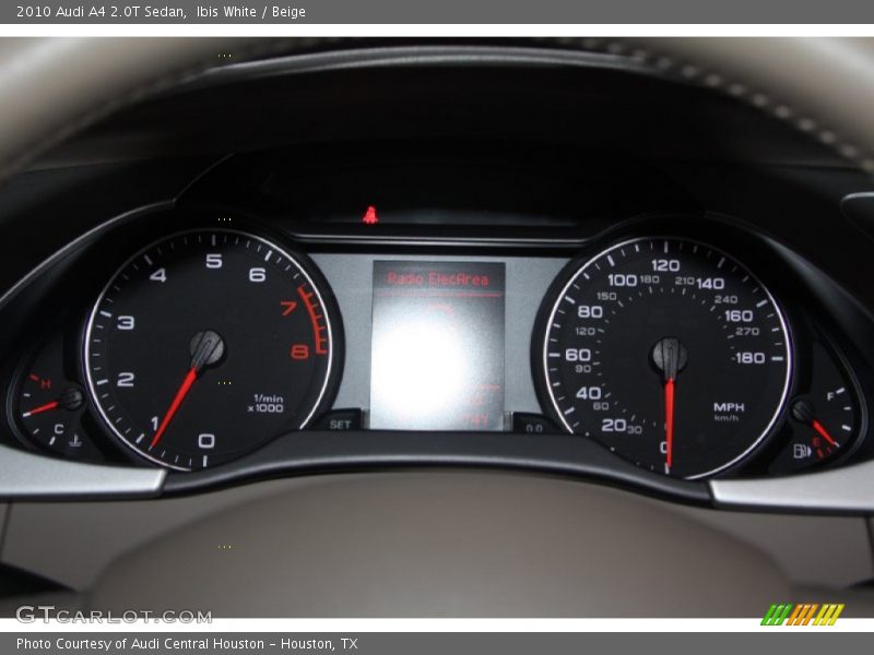 Ibis White / Beige 2010 Audi A4 2.0T Sedan