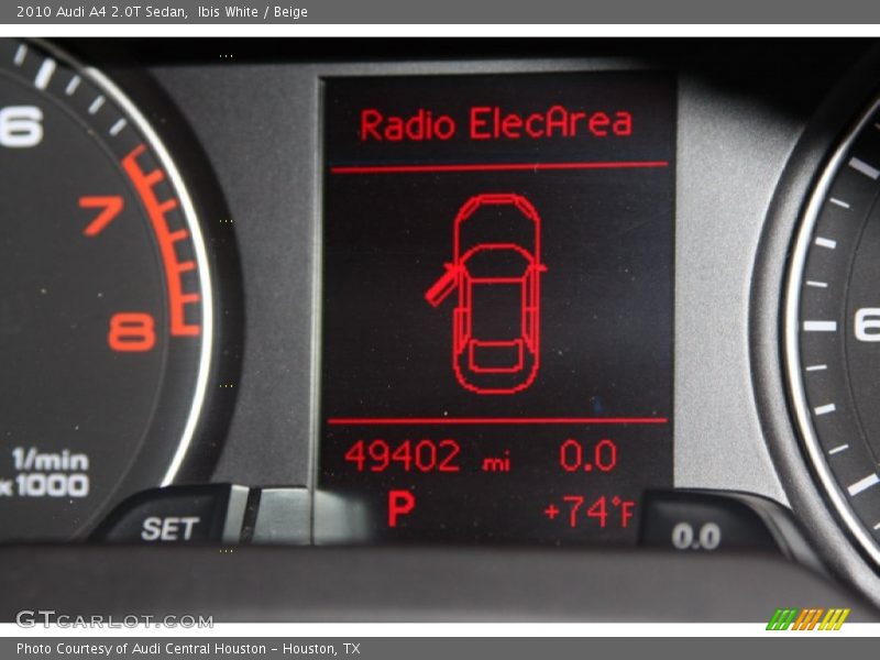 Ibis White / Beige 2010 Audi A4 2.0T Sedan