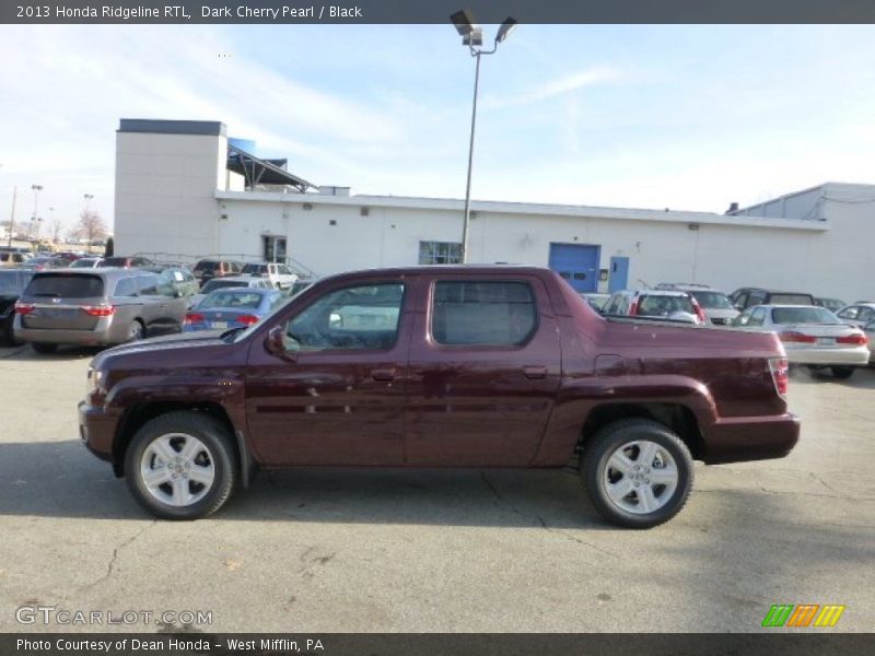Dark Cherry Pearl / Black 2013 Honda Ridgeline RTL