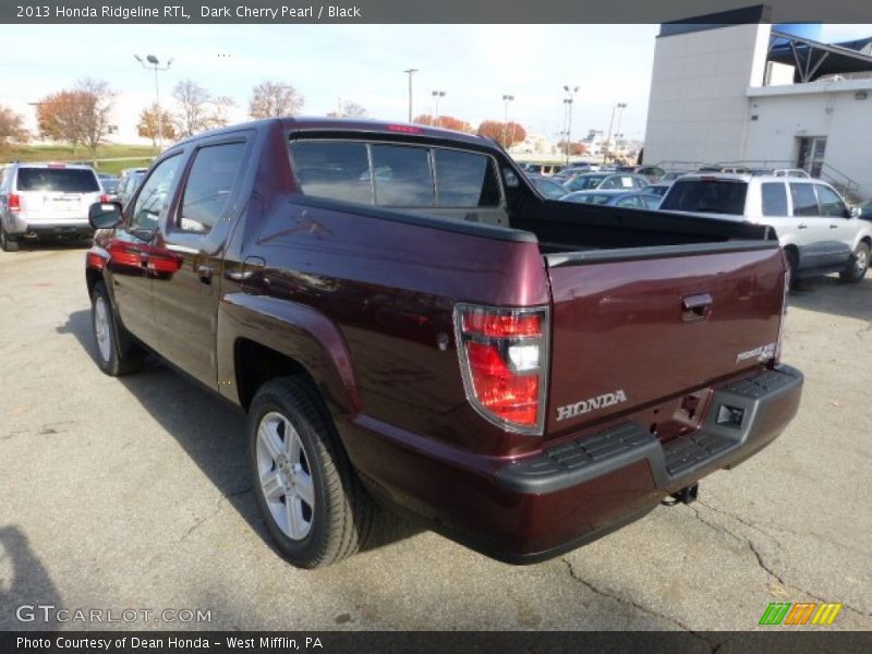 Dark Cherry Pearl / Black 2013 Honda Ridgeline RTL