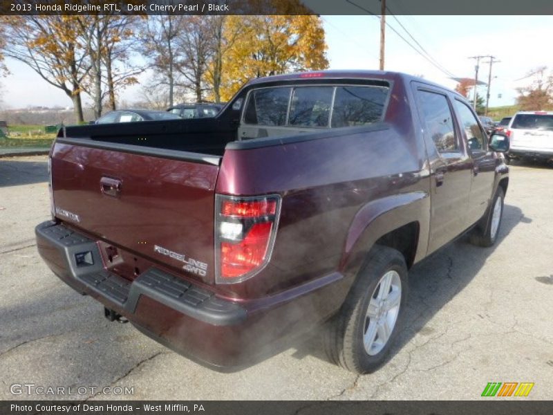 Dark Cherry Pearl / Black 2013 Honda Ridgeline RTL