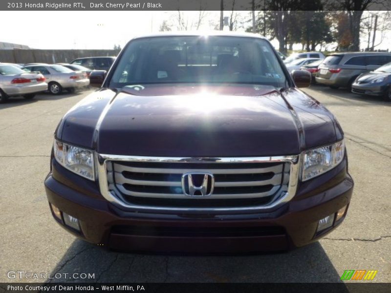 Dark Cherry Pearl / Black 2013 Honda Ridgeline RTL