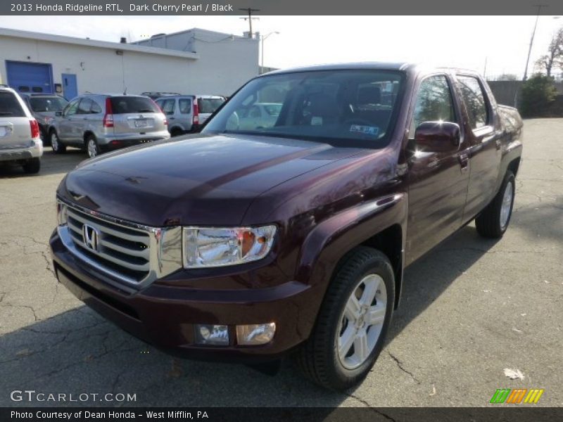 Dark Cherry Pearl / Black 2013 Honda Ridgeline RTL