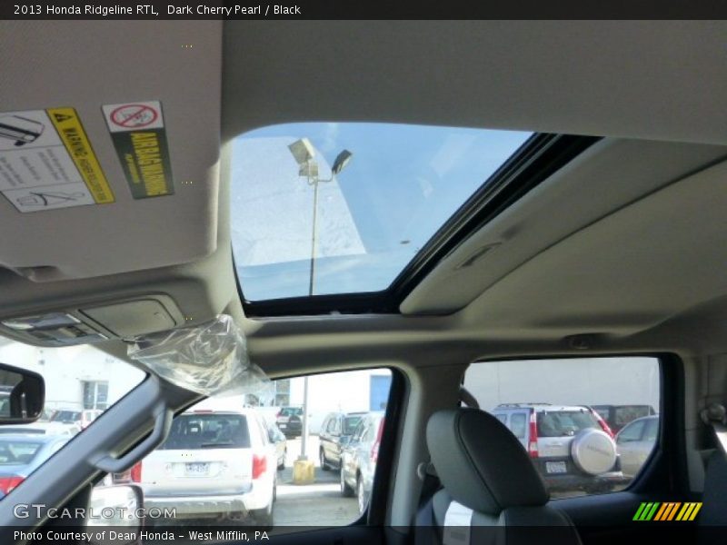 Dark Cherry Pearl / Black 2013 Honda Ridgeline RTL