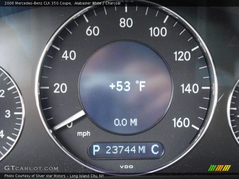 Alabaster White / Charcoal 2006 Mercedes-Benz CLK 350 Coupe