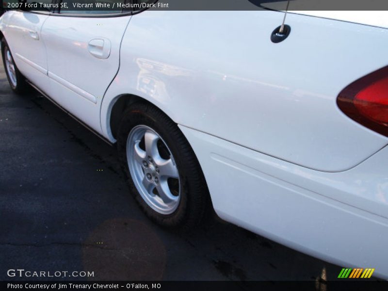 Vibrant White / Medium/Dark Flint 2007 Ford Taurus SE