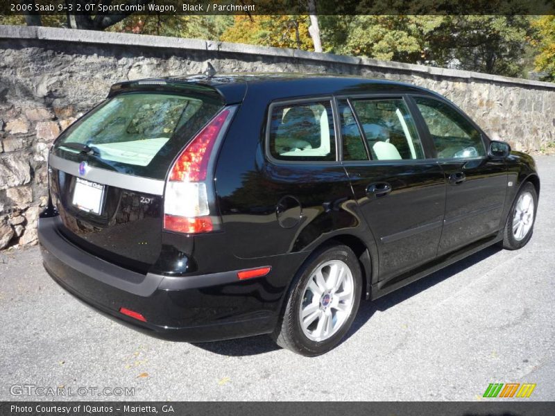 Black / Parchment 2006 Saab 9-3 2.0T SportCombi Wagon