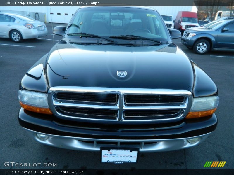 Black / Taupe 2002 Dodge Dakota SLT Quad Cab 4x4