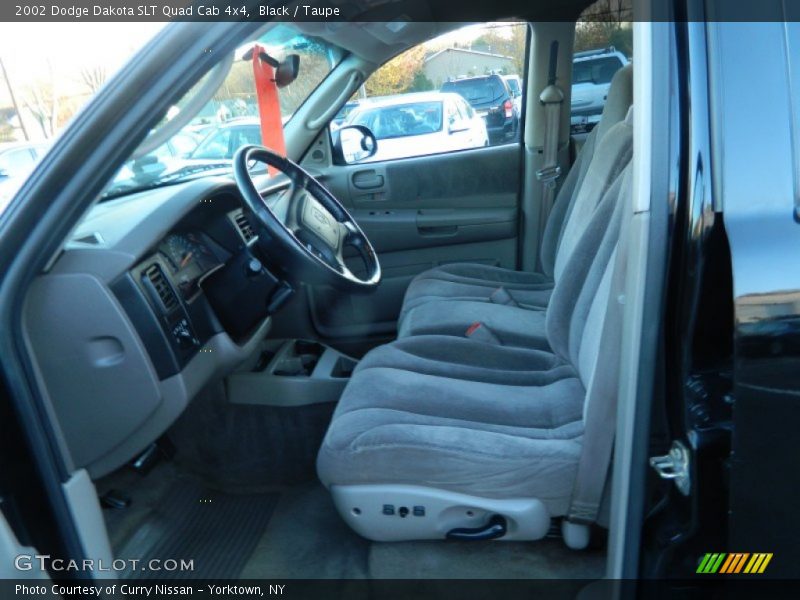 Black / Taupe 2002 Dodge Dakota SLT Quad Cab 4x4
