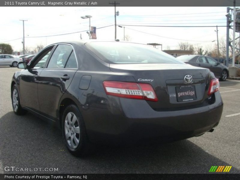 Magnetic Gray Metallic / Ash 2011 Toyota Camry LE