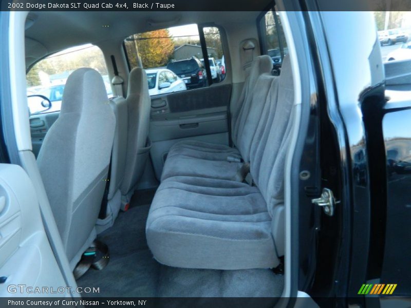 Black / Taupe 2002 Dodge Dakota SLT Quad Cab 4x4