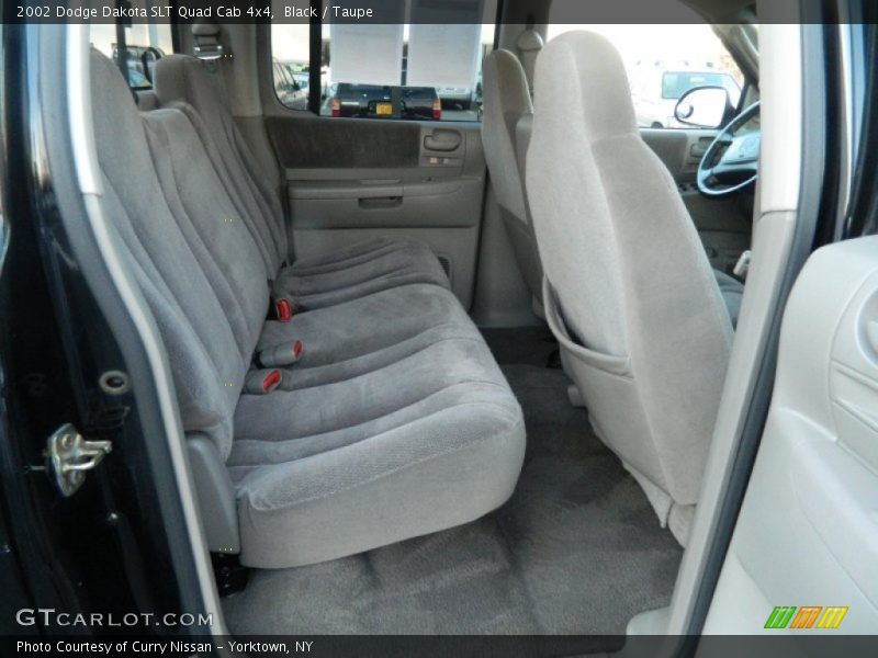 Black / Taupe 2002 Dodge Dakota SLT Quad Cab 4x4