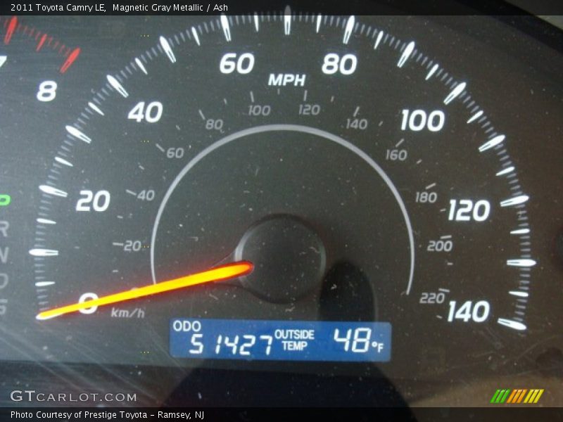 Magnetic Gray Metallic / Ash 2011 Toyota Camry LE
