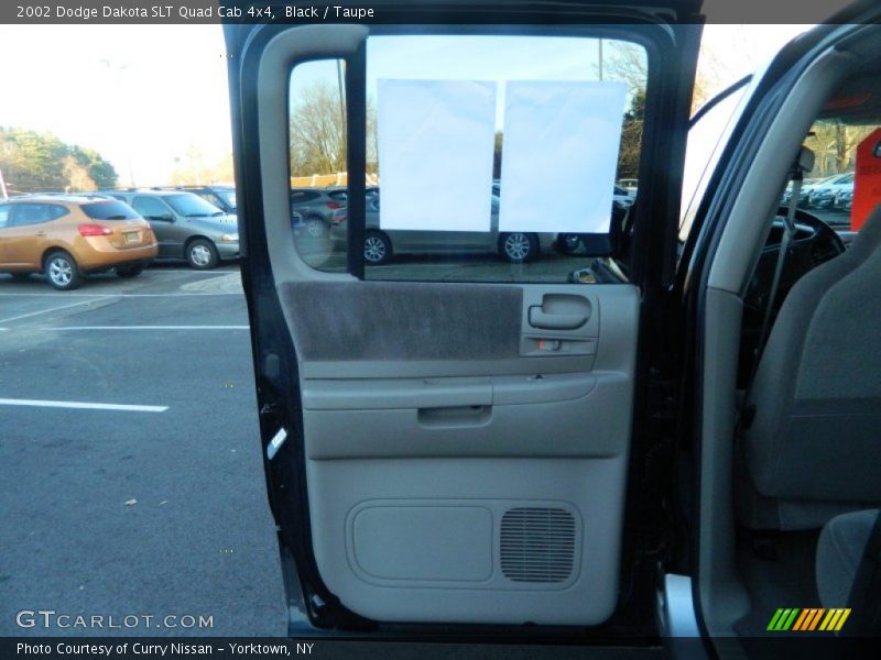 Black / Taupe 2002 Dodge Dakota SLT Quad Cab 4x4