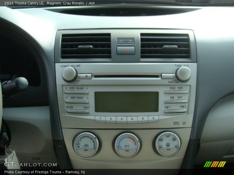 Magnetic Gray Metallic / Ash 2011 Toyota Camry LE