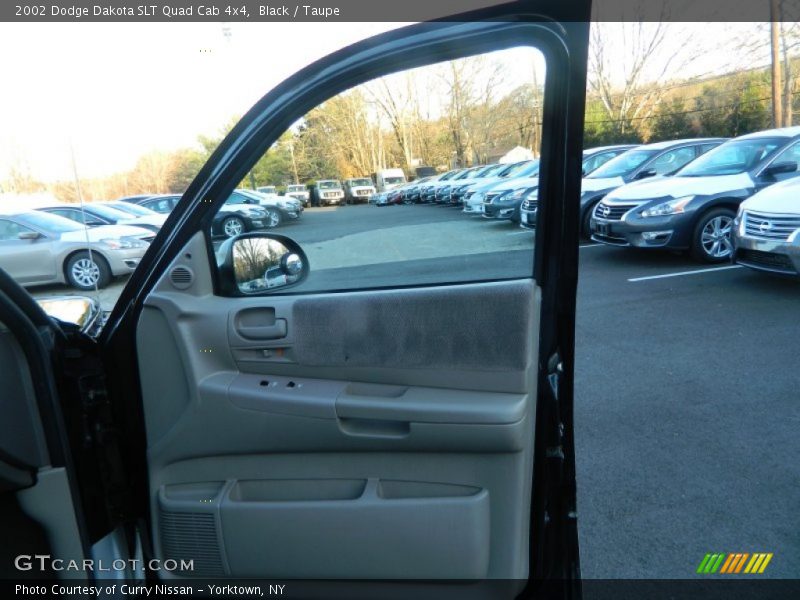 Black / Taupe 2002 Dodge Dakota SLT Quad Cab 4x4