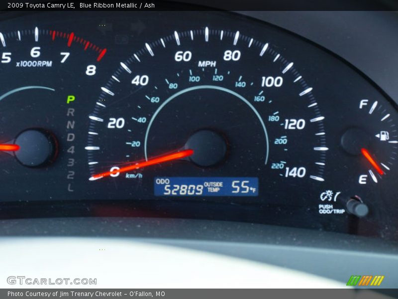 Blue Ribbon Metallic / Ash 2009 Toyota Camry LE