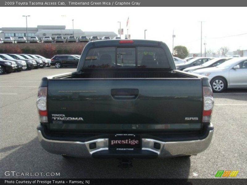 Timberland Green Mica / Graphite Gray 2009 Toyota Tacoma Access Cab