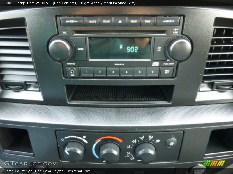 Bright White / Medium Slate Gray 2009 Dodge Ram 2500 ST Quad Cab 4x4