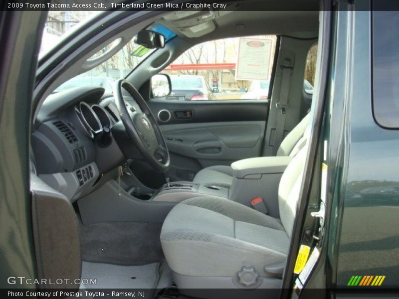 Timberland Green Mica / Graphite Gray 2009 Toyota Tacoma Access Cab