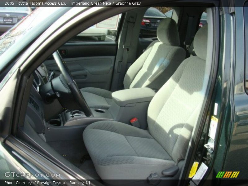Timberland Green Mica / Graphite Gray 2009 Toyota Tacoma Access Cab