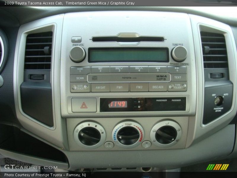 Timberland Green Mica / Graphite Gray 2009 Toyota Tacoma Access Cab