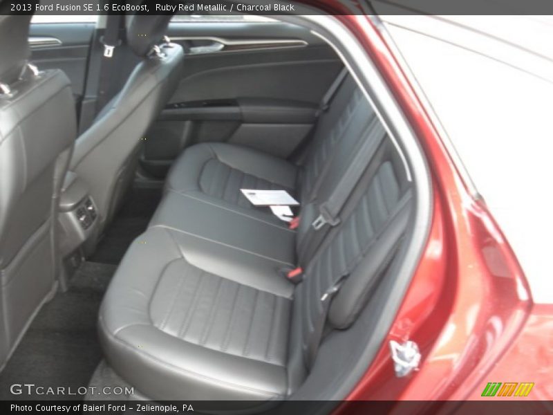 Rear Seat of 2013 Fusion SE 1.6 EcoBoost