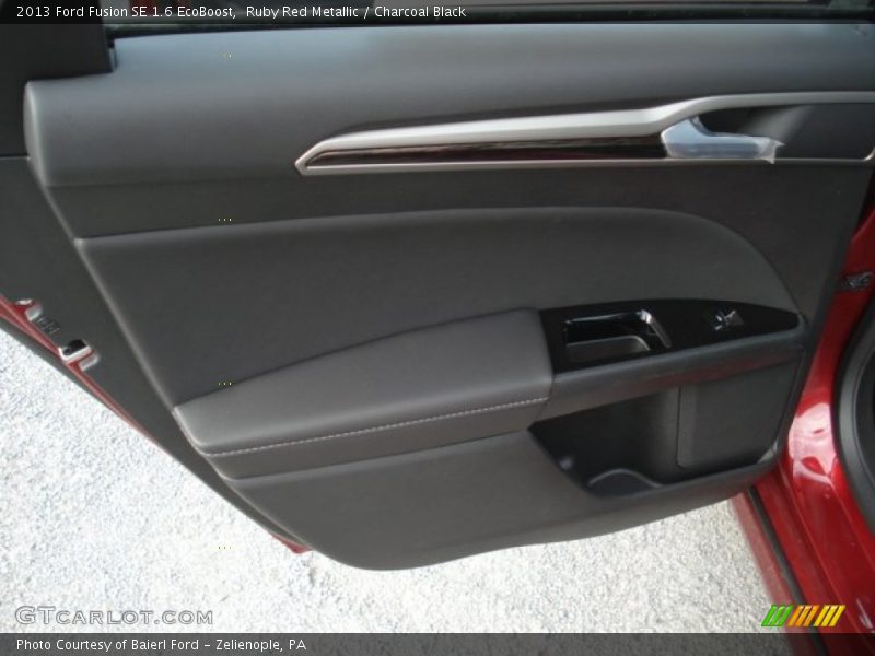 Ruby Red Metallic / Charcoal Black 2013 Ford Fusion SE 1.6 EcoBoost