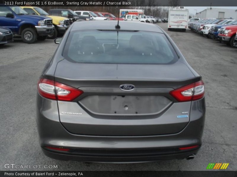 Sterling Gray Metallic / Charcoal Black 2013 Ford Fusion SE 1.6 EcoBoost