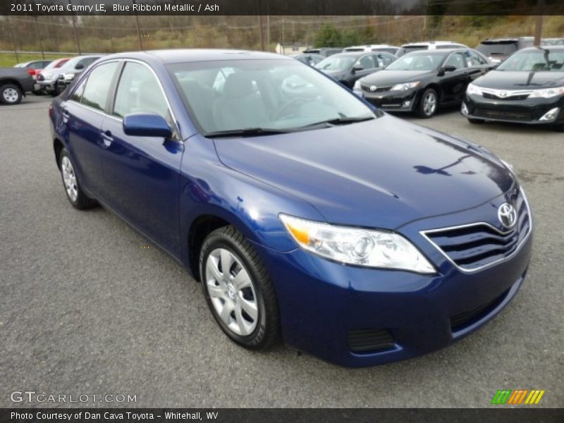 Blue Ribbon Metallic / Ash 2011 Toyota Camry LE