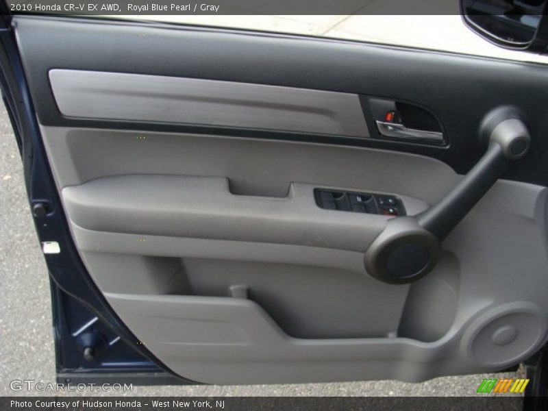 Royal Blue Pearl / Gray 2010 Honda CR-V EX AWD