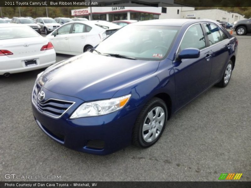 Blue Ribbon Metallic / Ash 2011 Toyota Camry LE