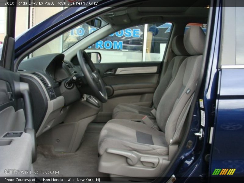 Royal Blue Pearl / Gray 2010 Honda CR-V EX AWD