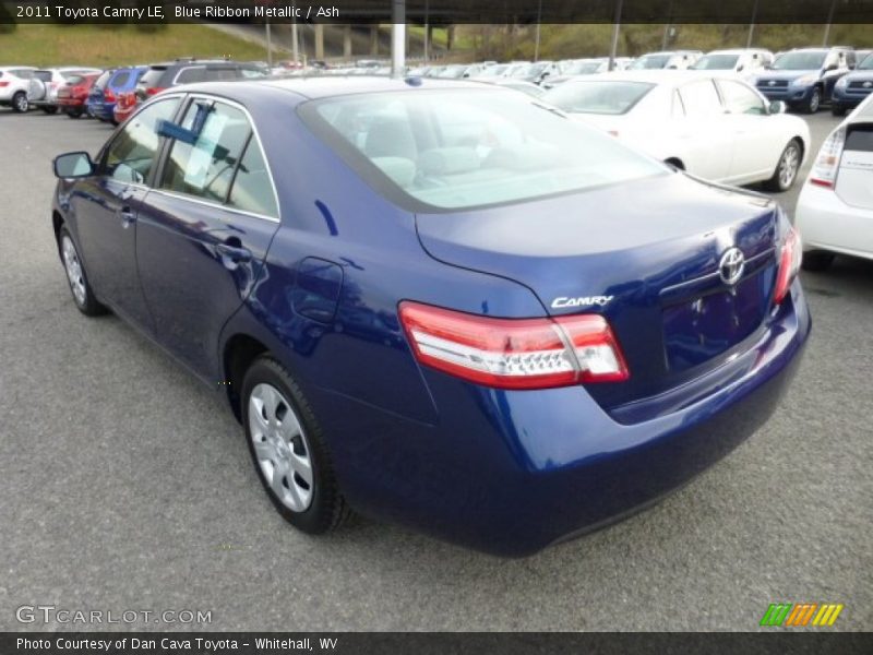 Blue Ribbon Metallic / Ash 2011 Toyota Camry LE