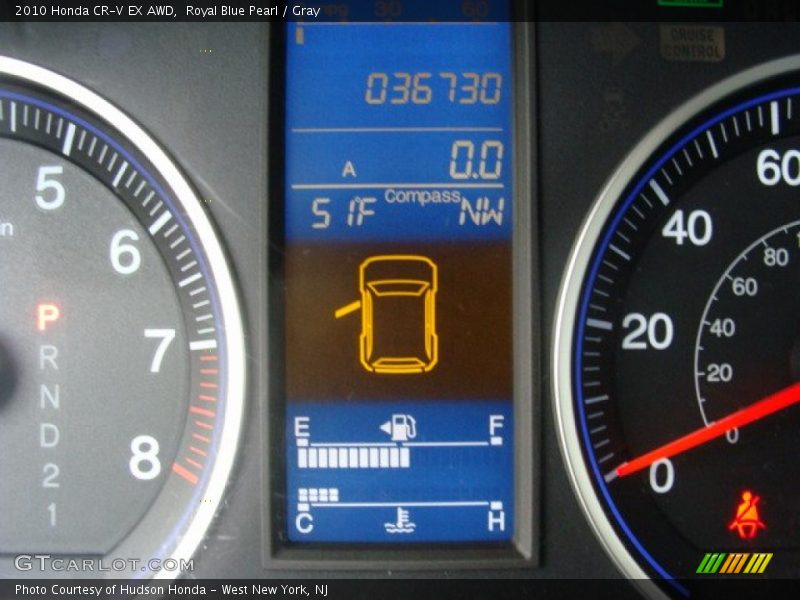 Royal Blue Pearl / Gray 2010 Honda CR-V EX AWD