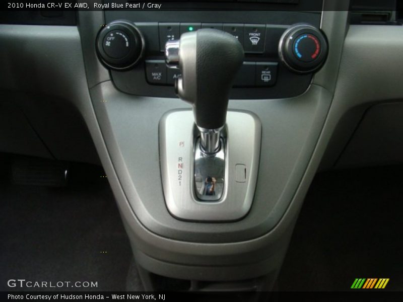 Royal Blue Pearl / Gray 2010 Honda CR-V EX AWD
