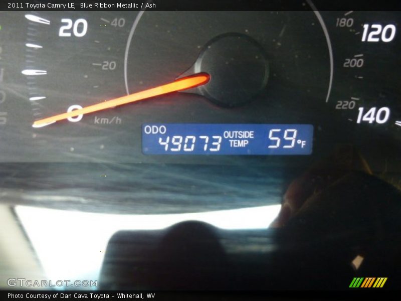 Blue Ribbon Metallic / Ash 2011 Toyota Camry LE