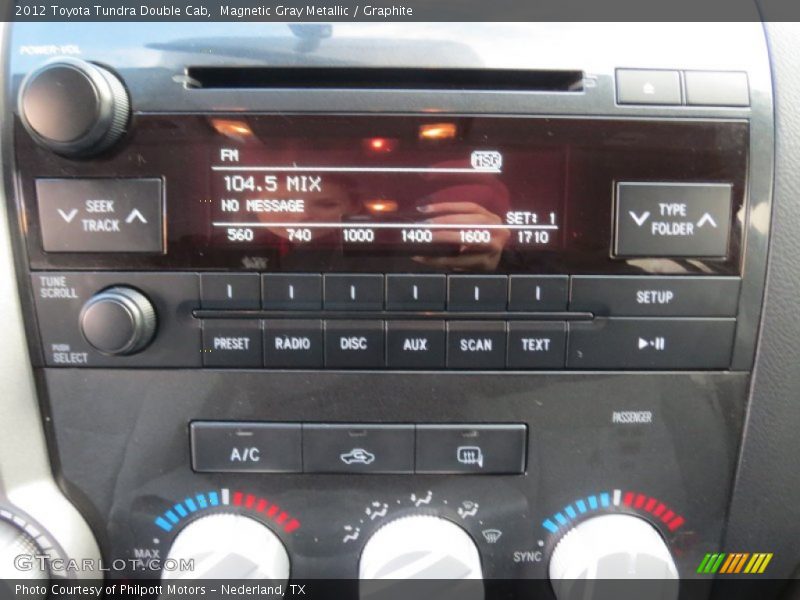 Magnetic Gray Metallic / Graphite 2012 Toyota Tundra Double Cab