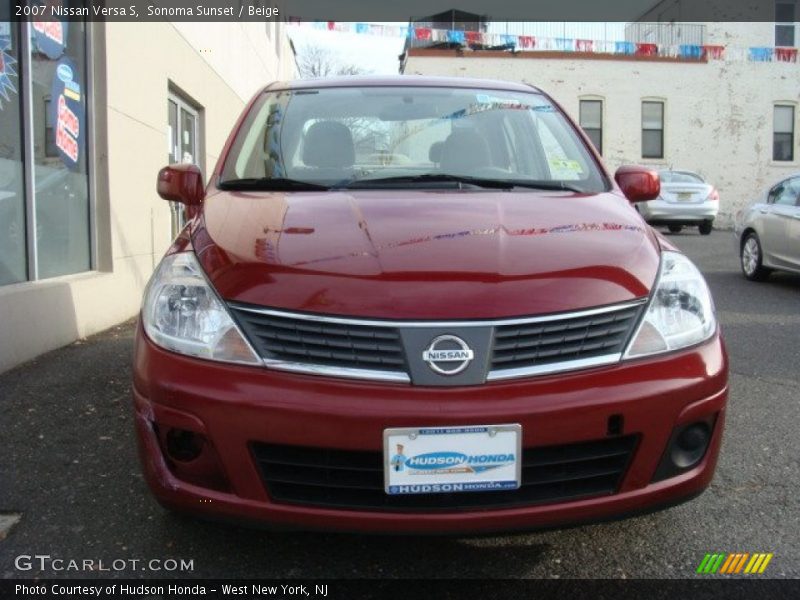 Sonoma Sunset / Beige 2007 Nissan Versa S