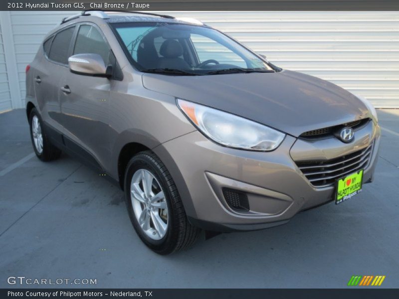 Chai Bronze / Taupe 2012 Hyundai Tucson GLS