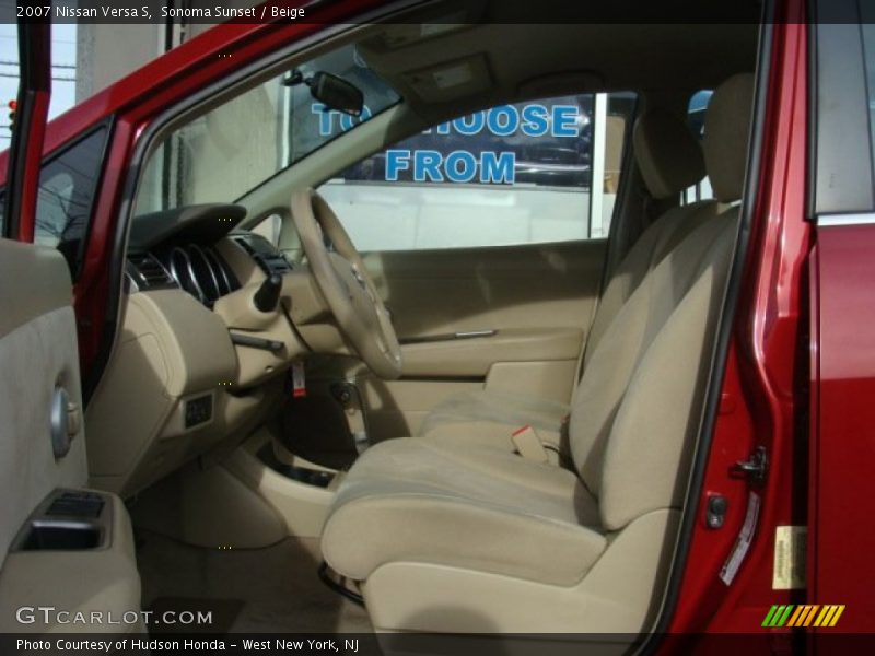 Sonoma Sunset / Beige 2007 Nissan Versa S