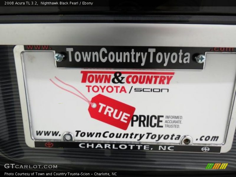 Nighthawk Black Pearl / Ebony 2008 Acura TL 3.2