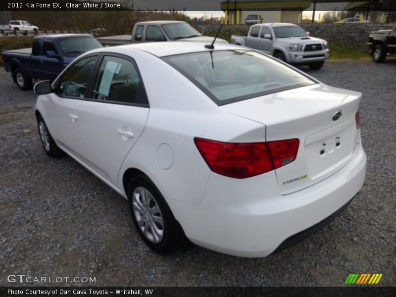 Clear White / Stone 2012 Kia Forte EX