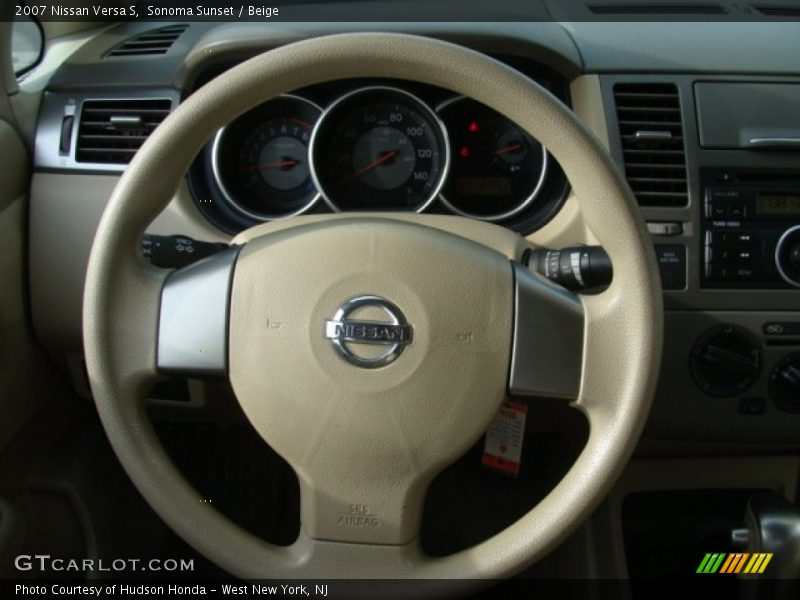 Sonoma Sunset / Beige 2007 Nissan Versa S