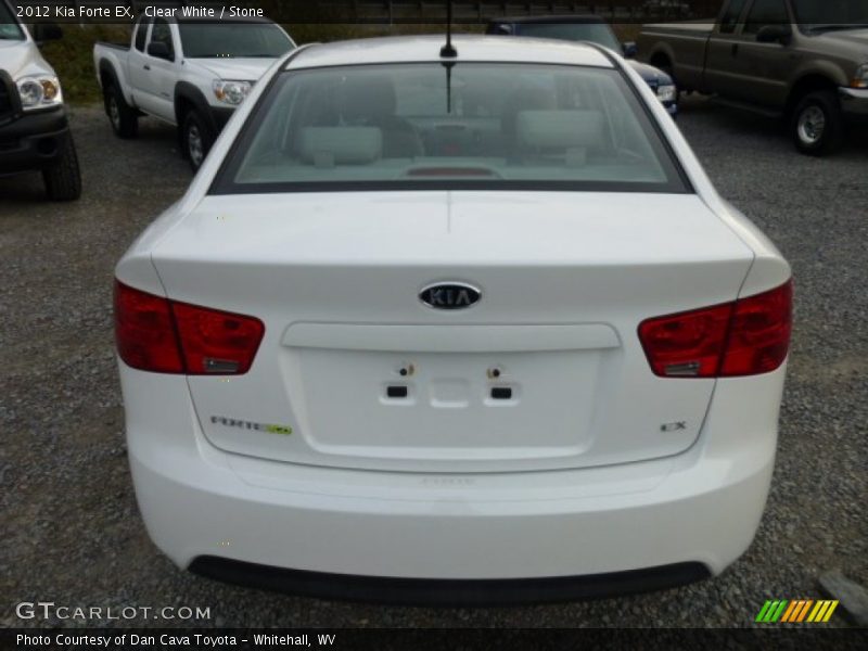 Clear White / Stone 2012 Kia Forte EX
