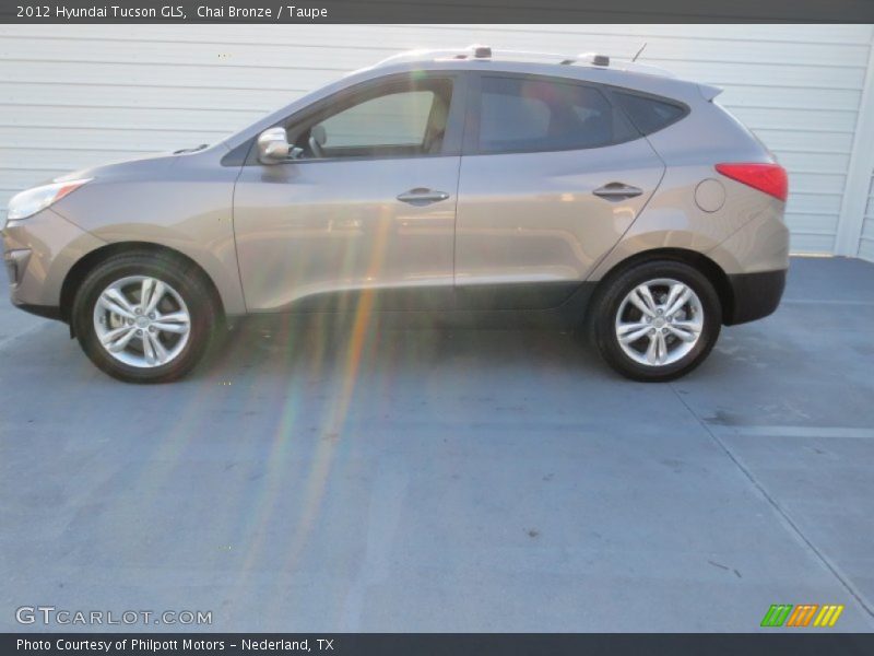 Chai Bronze / Taupe 2012 Hyundai Tucson GLS