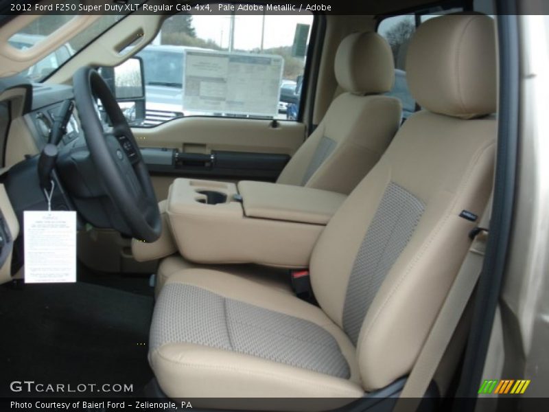 Front Seat of 2012 F250 Super Duty XLT Regular Cab 4x4